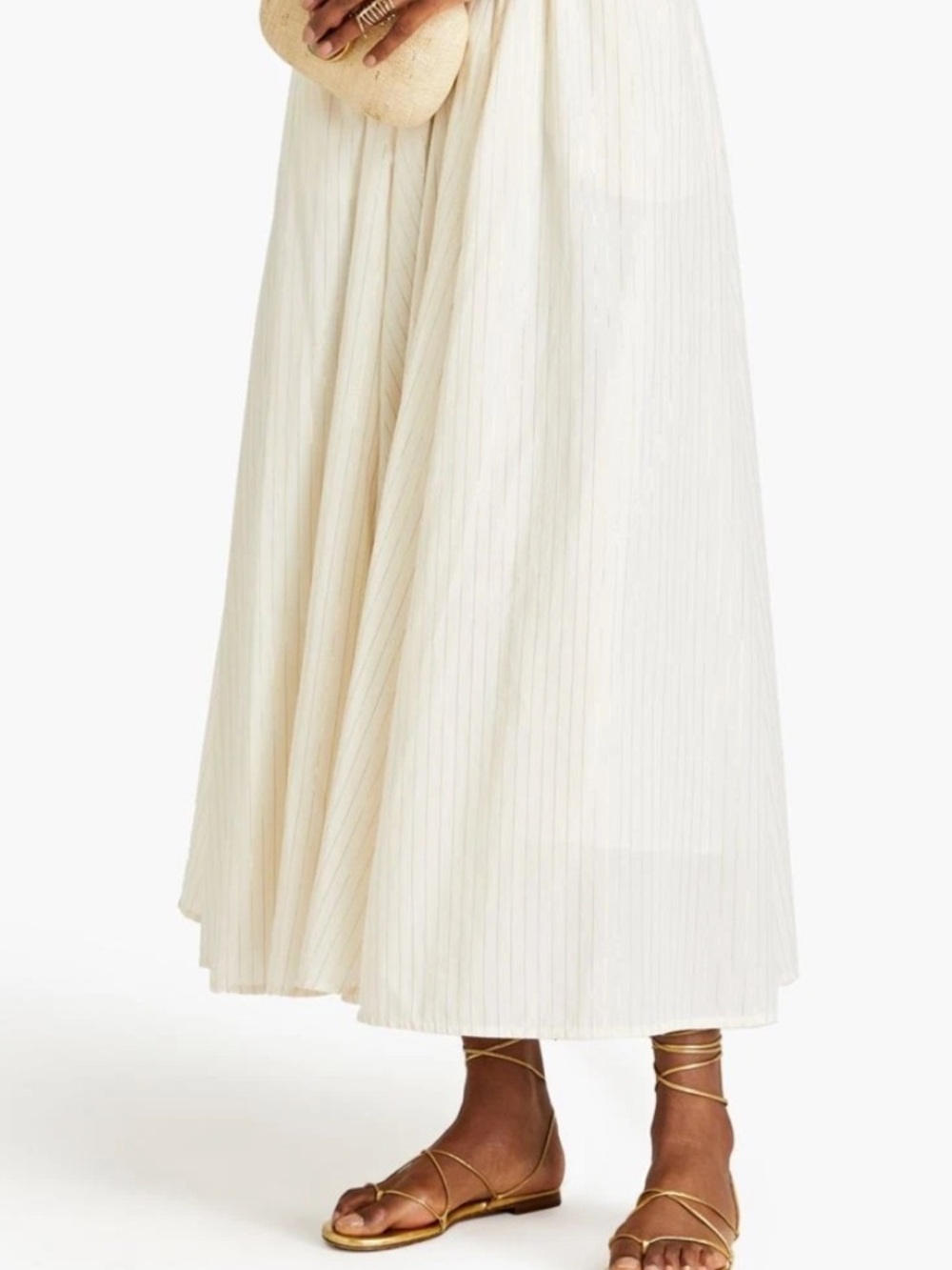 Zimmermann Anneke Cutout Ruffle Maxi Dress Resort wear Size 10 US NWT - Picture 12 of 15